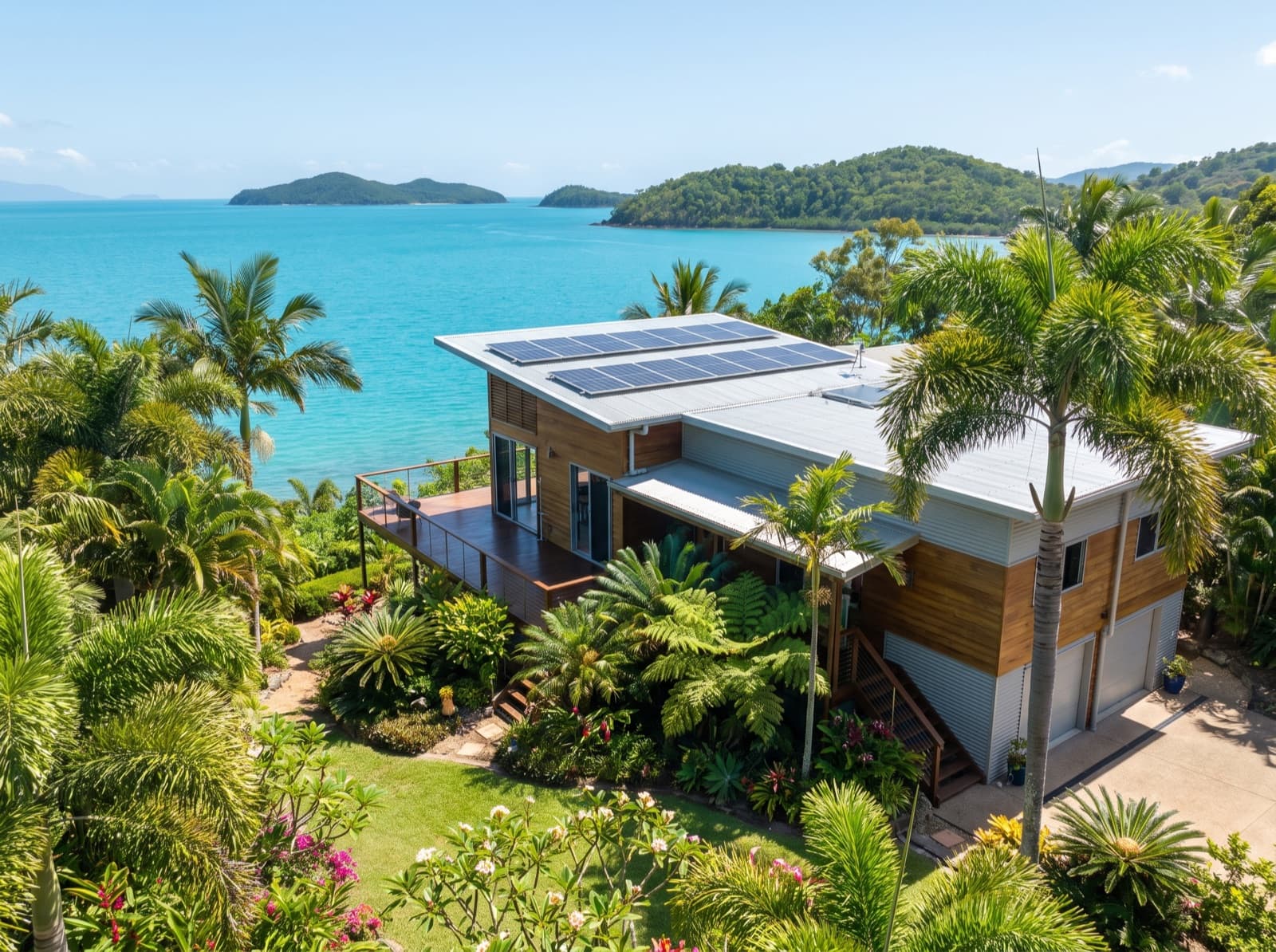 Solar panels in Airlie Beach