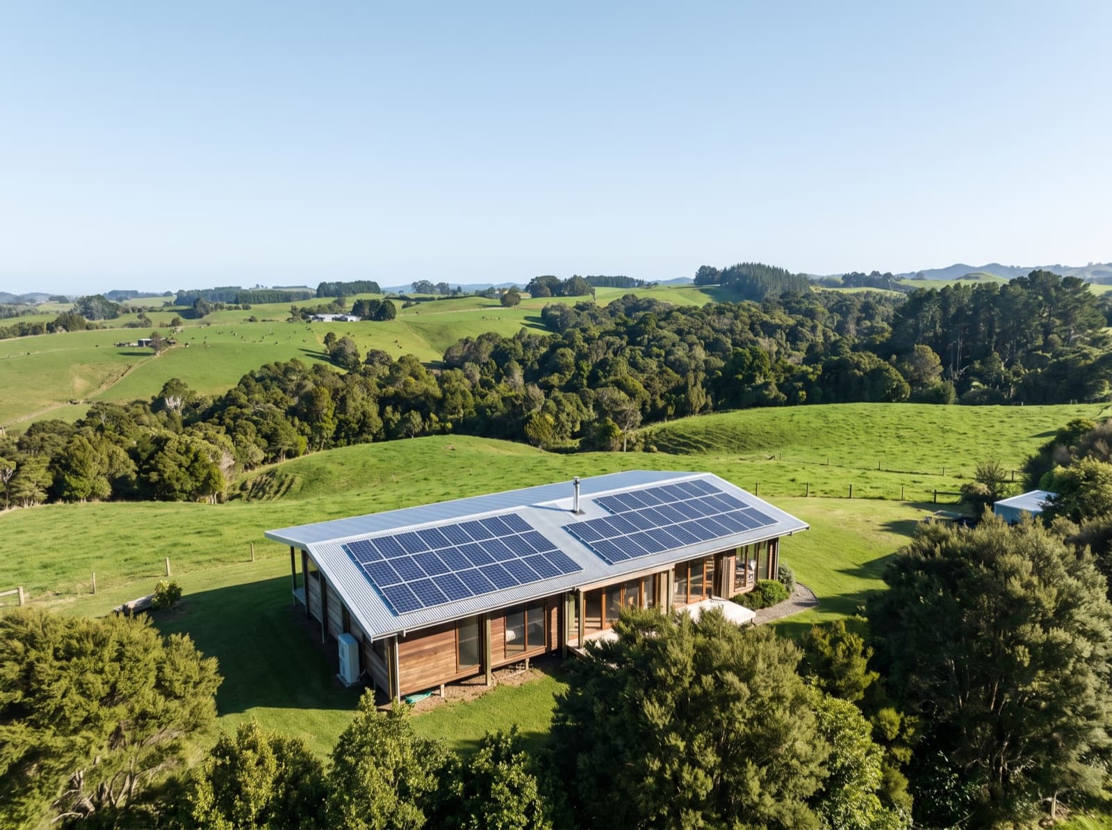 Solar panels in Atherton