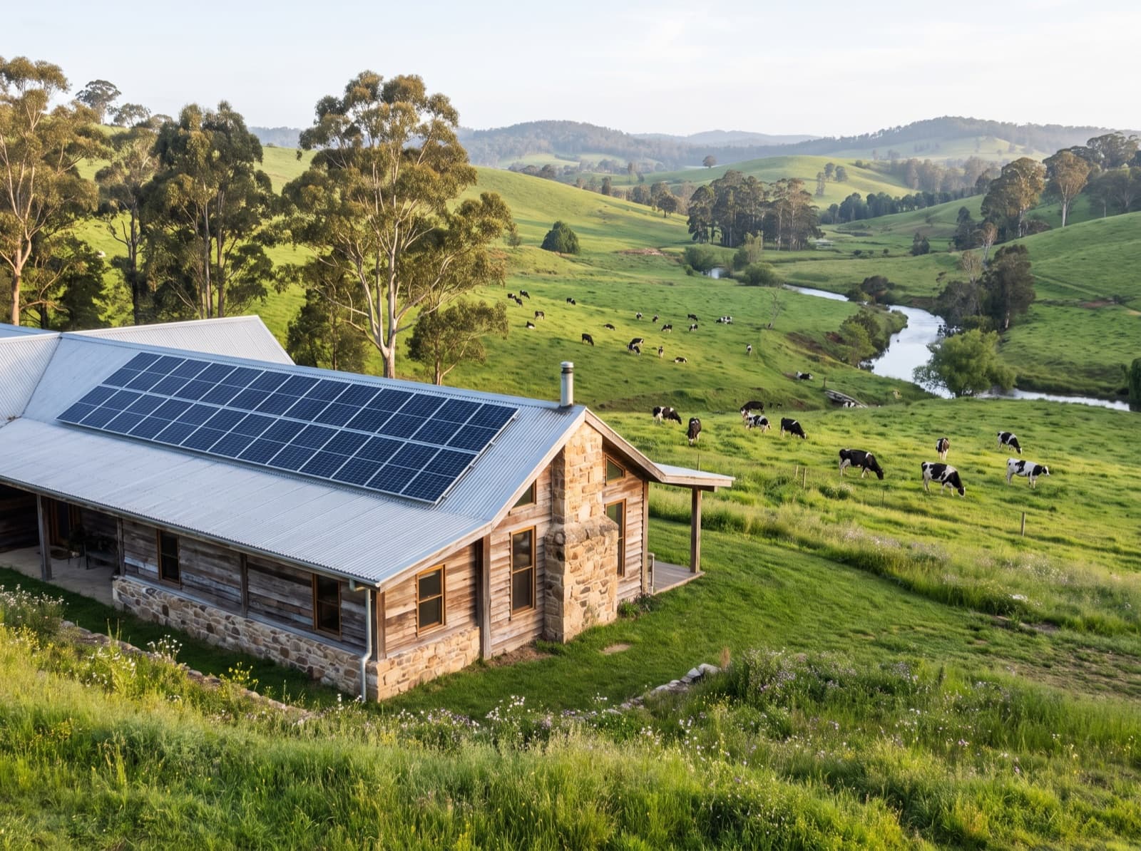 Solar panels in Bega