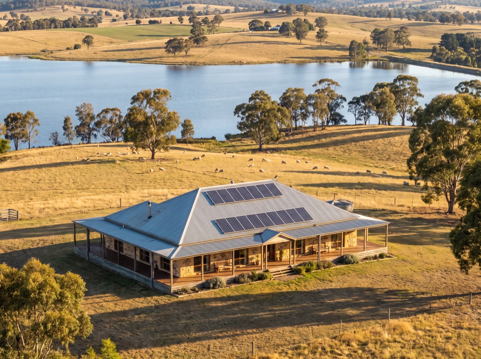 Solar panels in Benalla