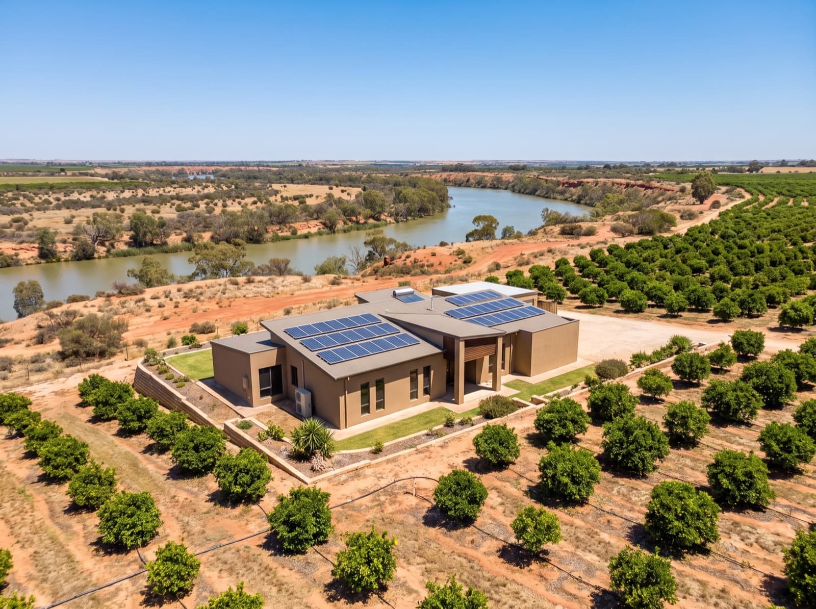 Solar panels in Berri