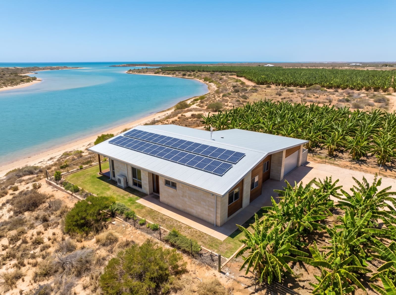 Solar panels in Carnarvon
