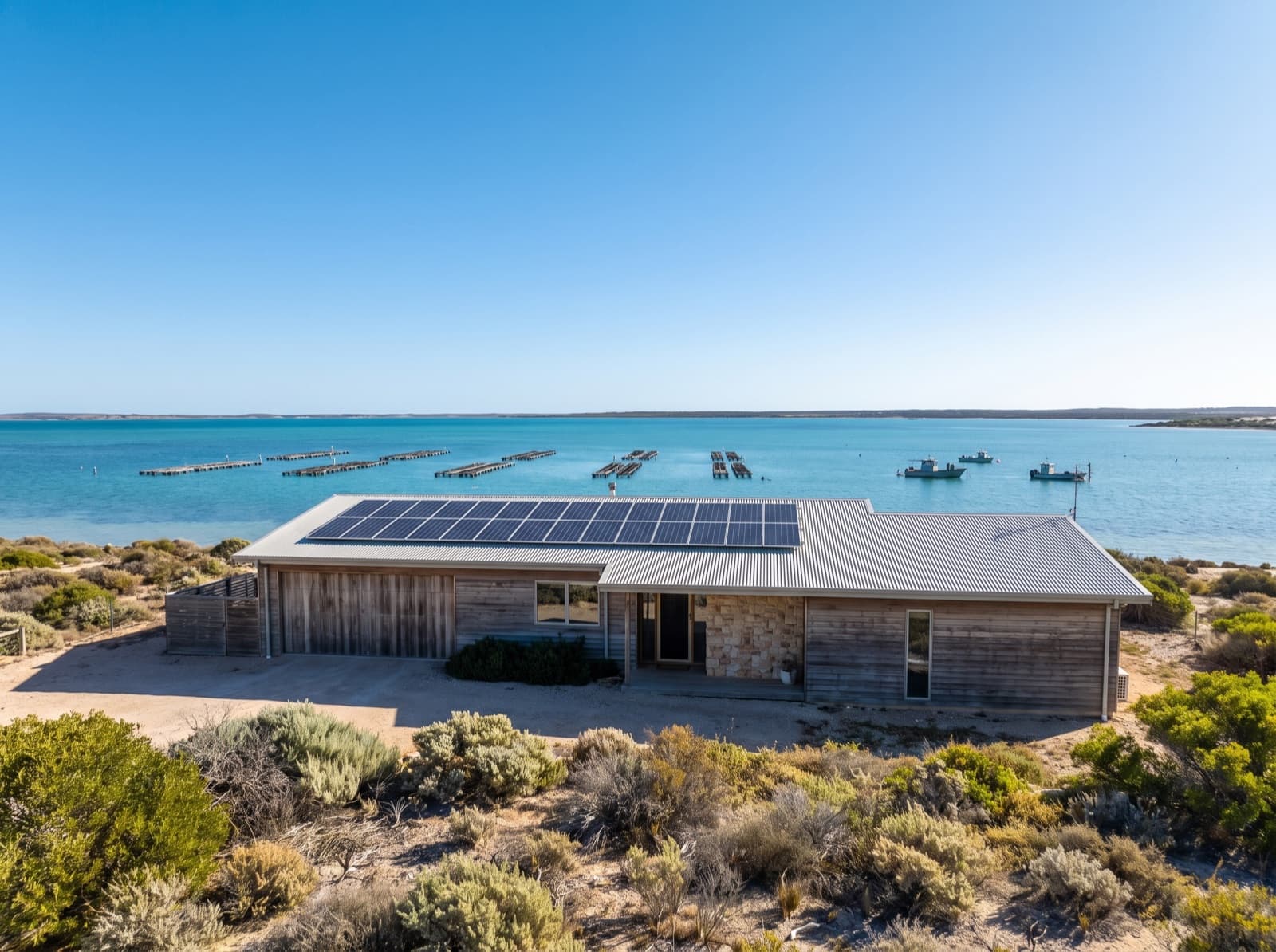 Solar panels in Ceduna