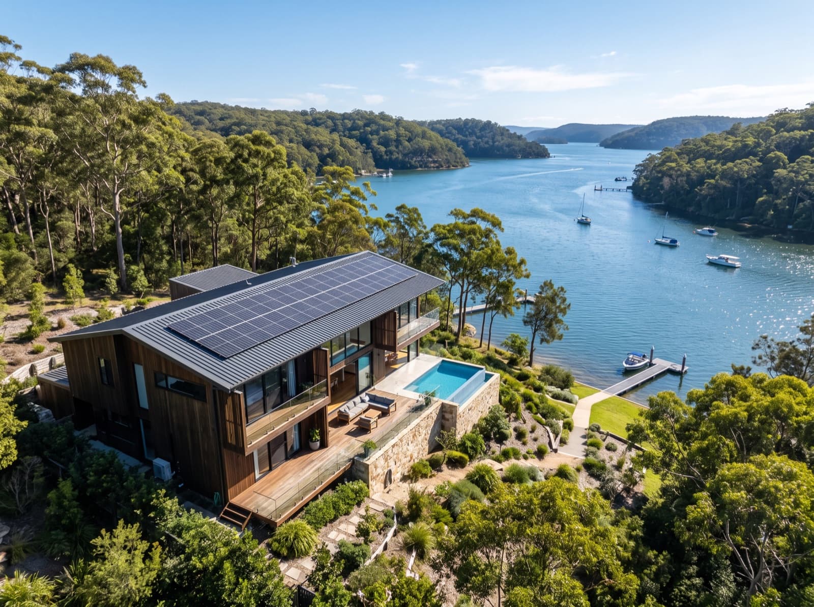 Solar panels in Central Coast