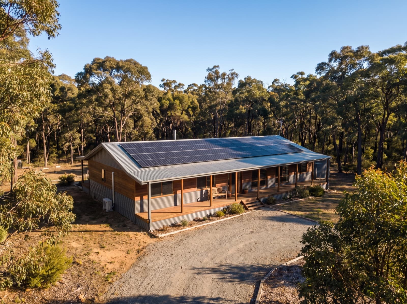 Solar panels in Collie