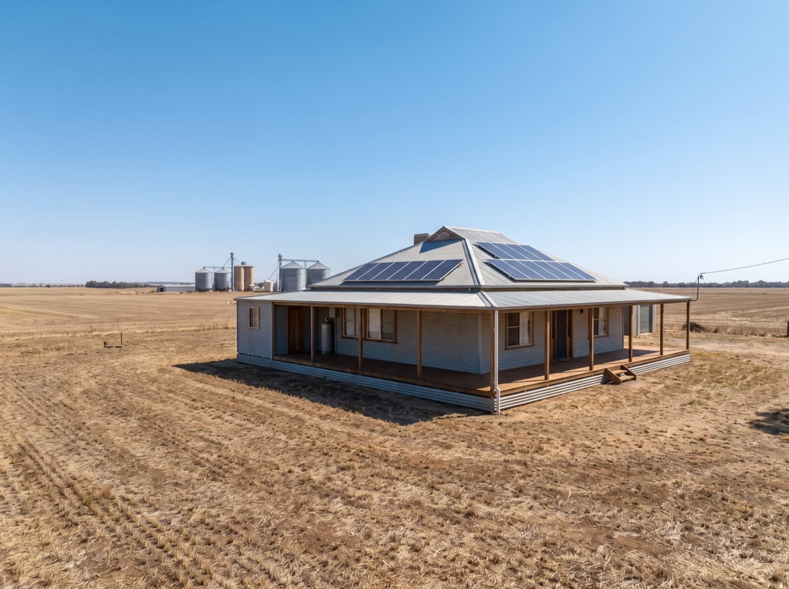 Solar panels in Dalby