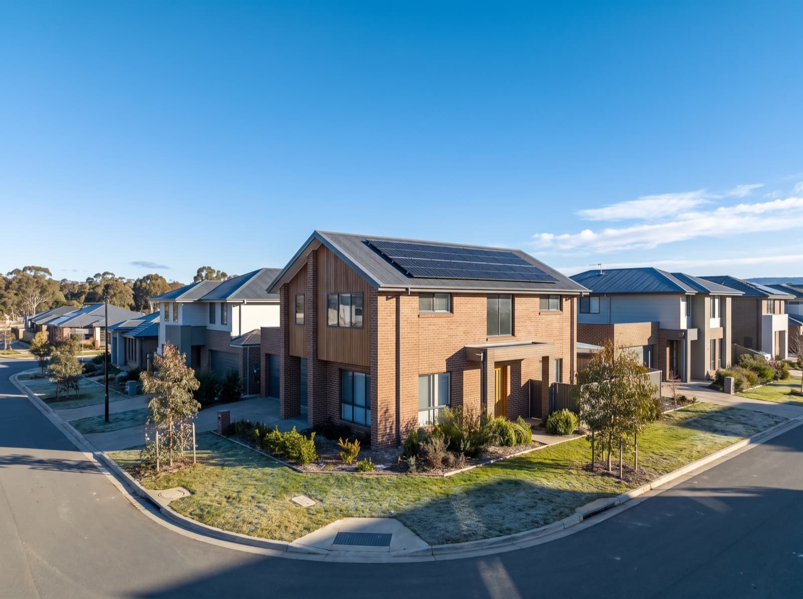 Solar panels in Gungahlin