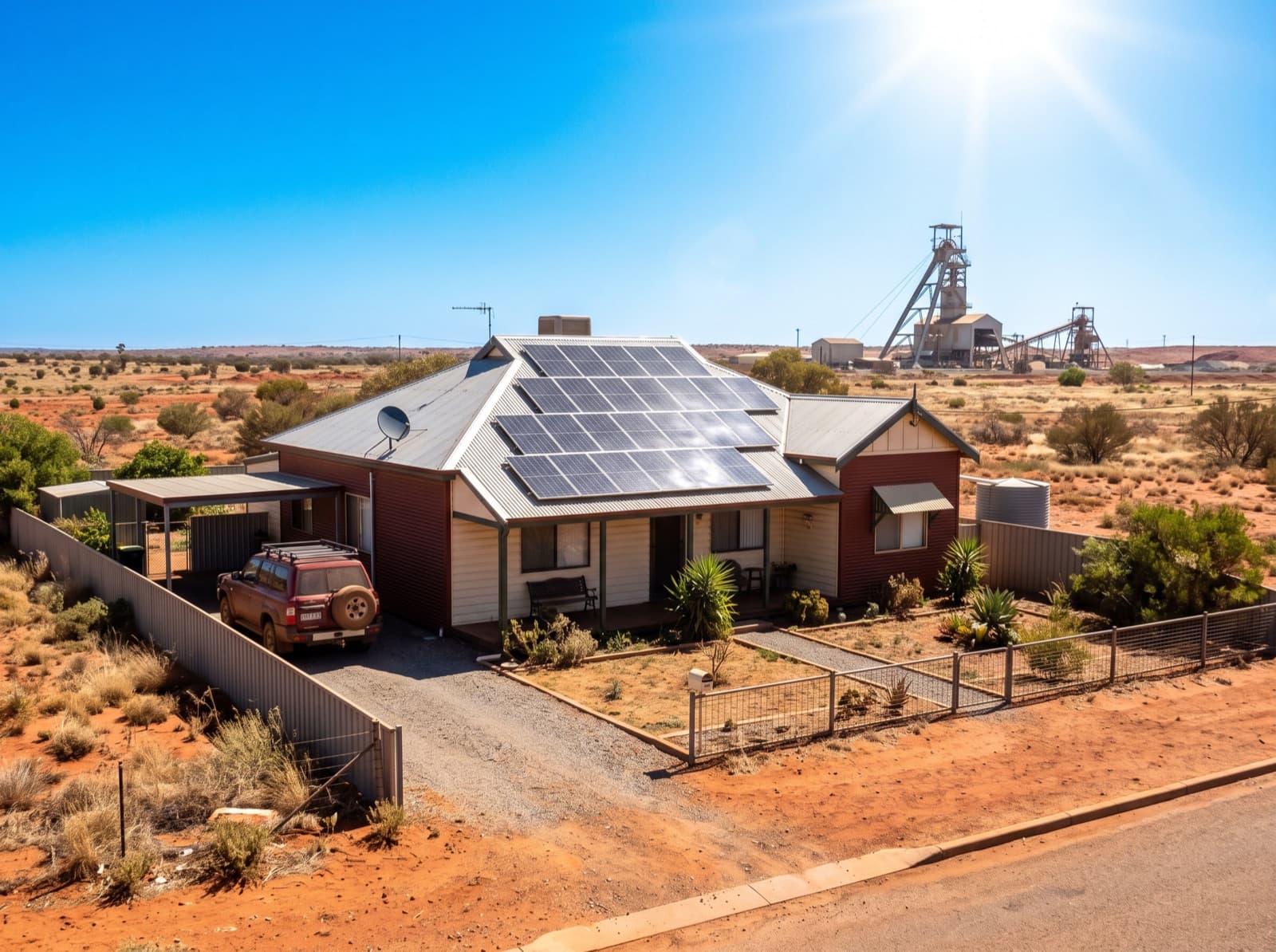 Solar panels in Kalgoorlie