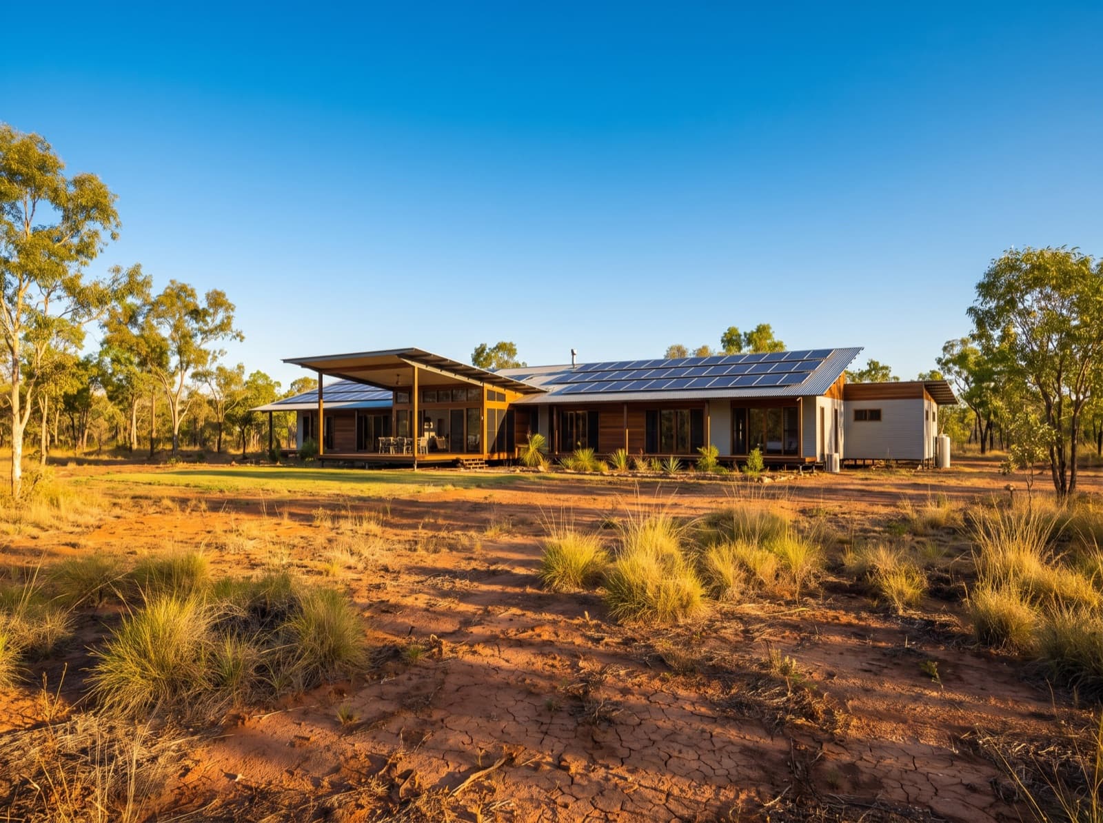 Solar panels in Katherine