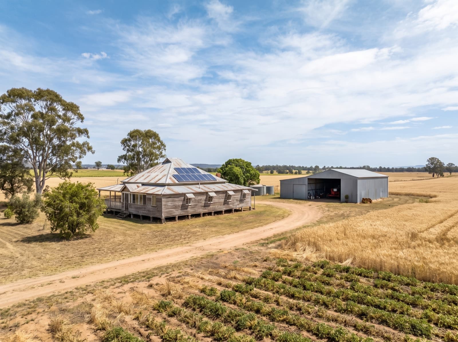 Solar panels in Kingaroy