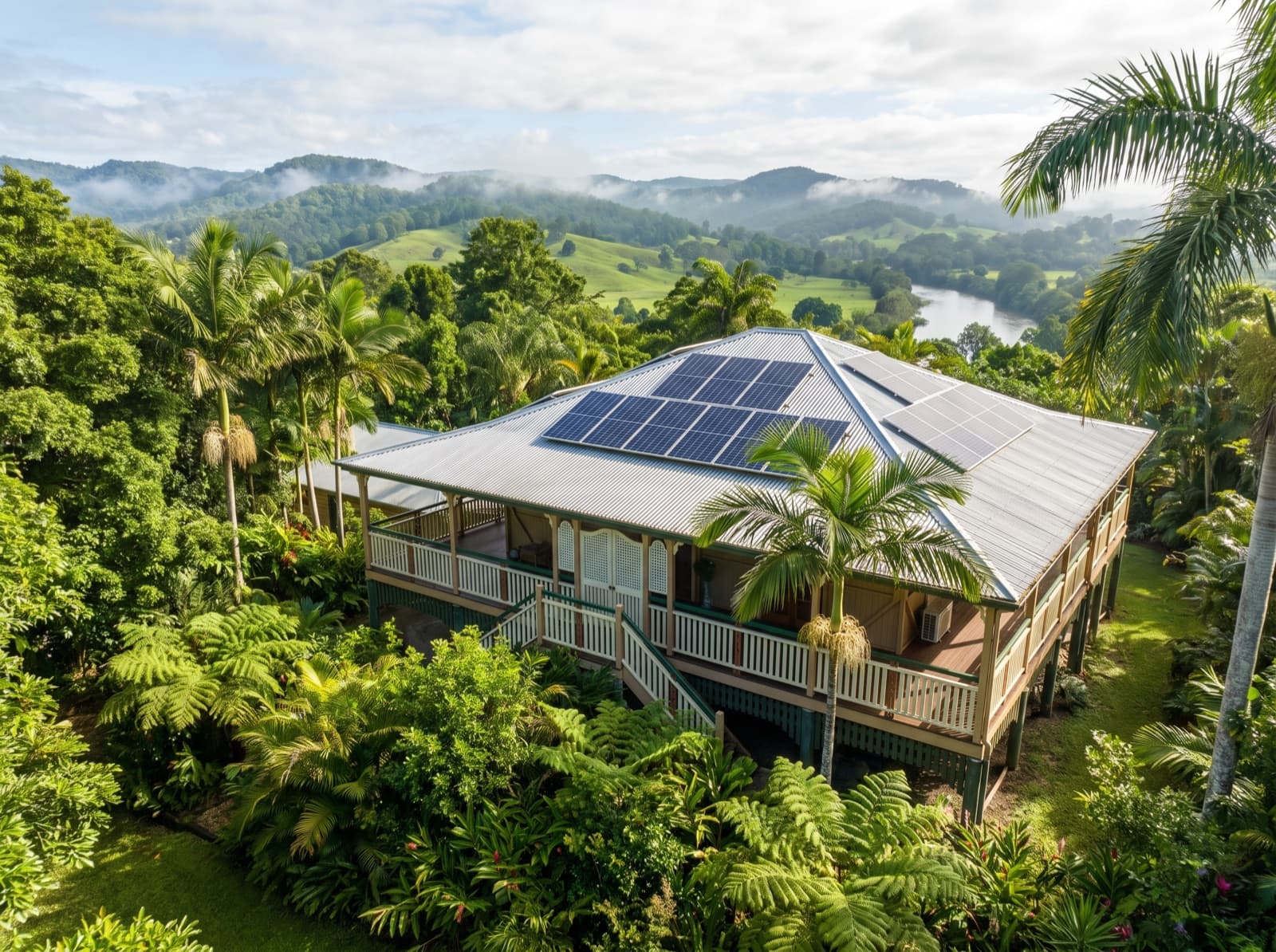Solar panels in Lismore