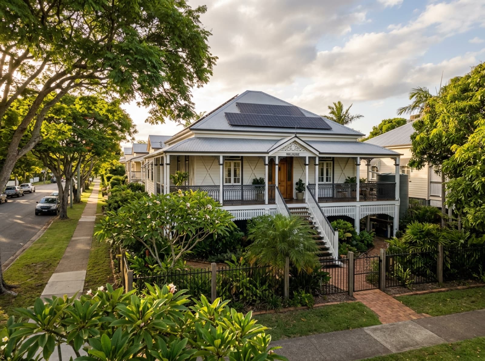 Solar panels in Maryborough