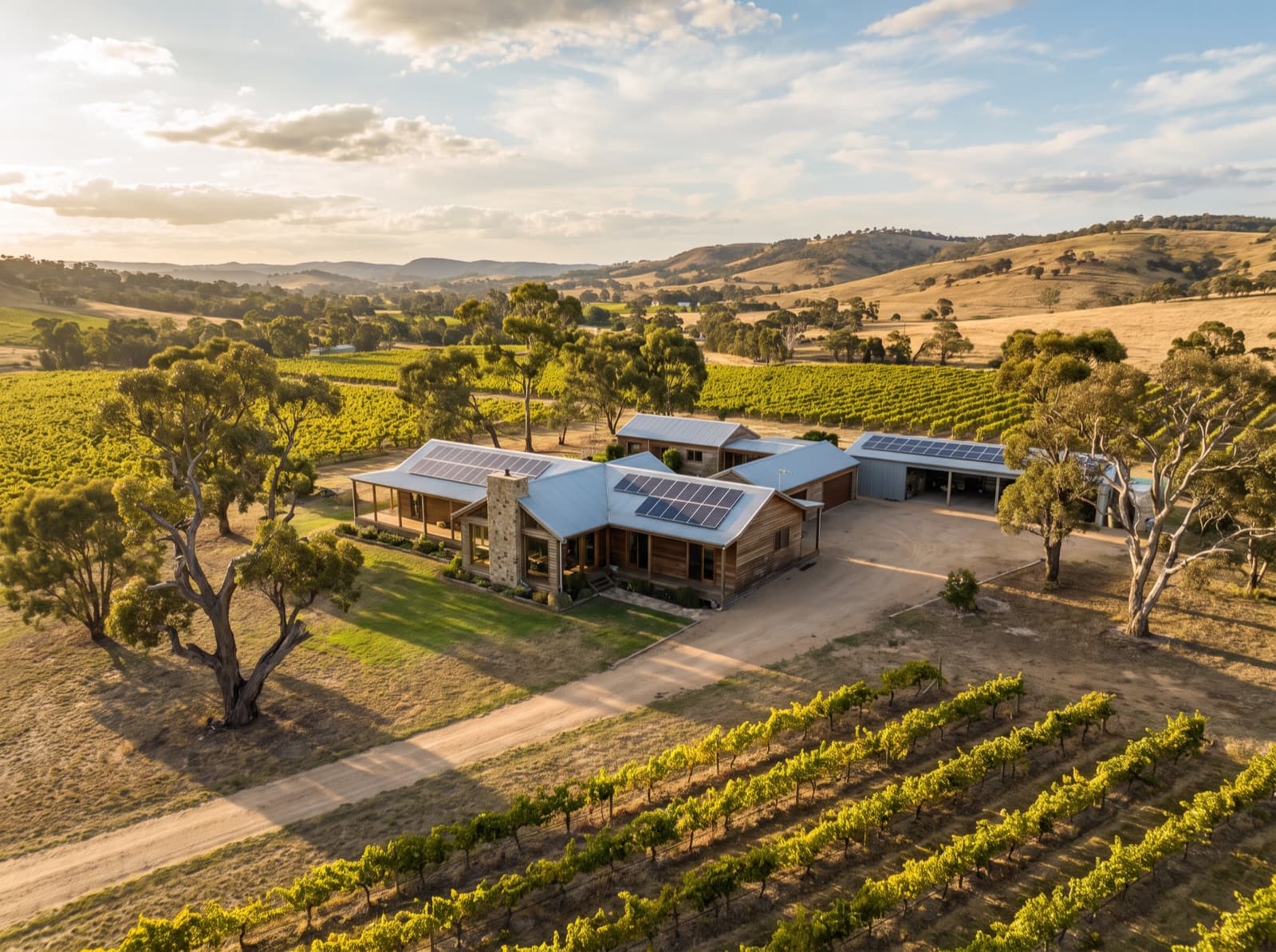 Solar panels in Mudgee