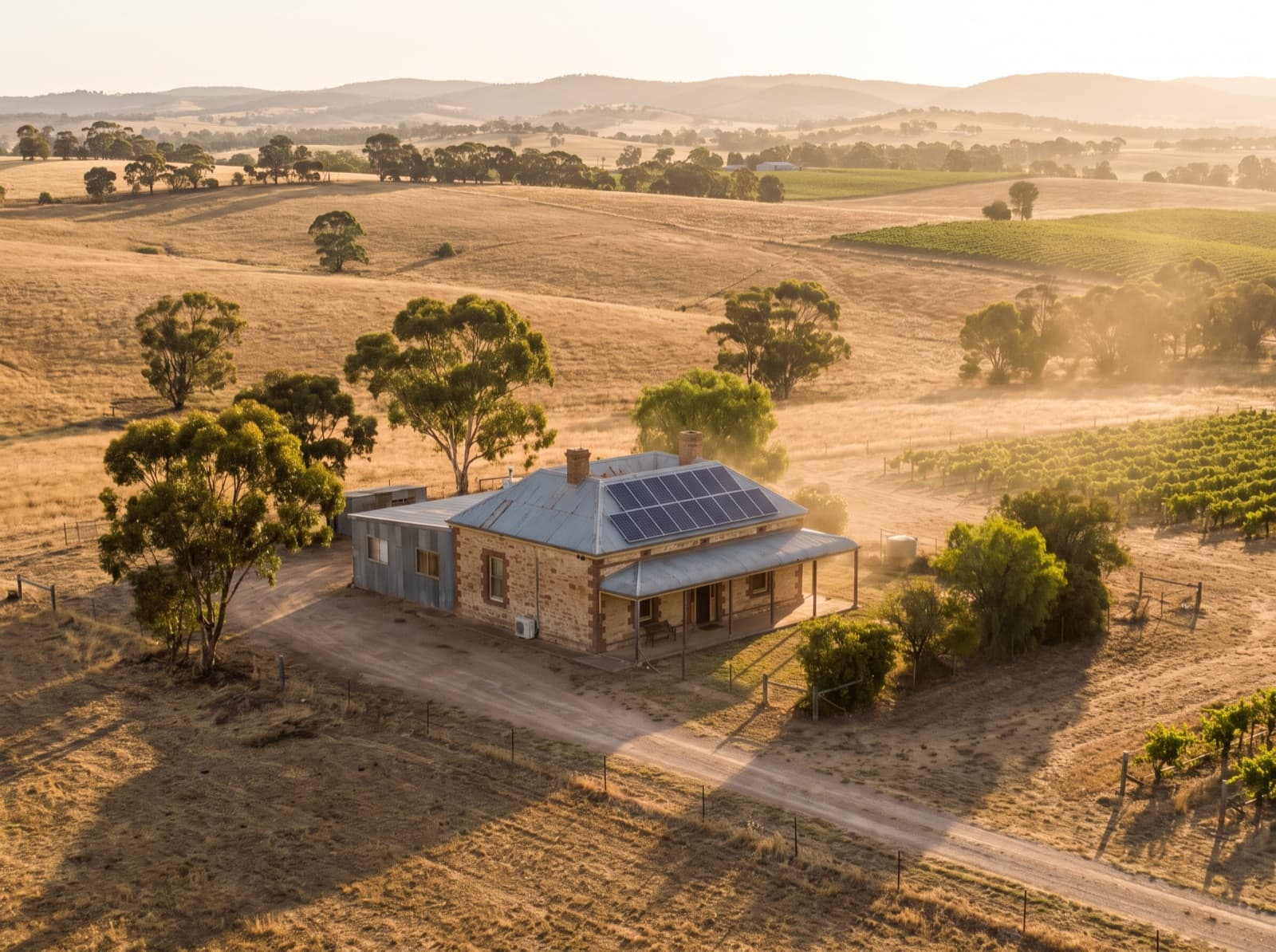 Solar panels in Naracoorte