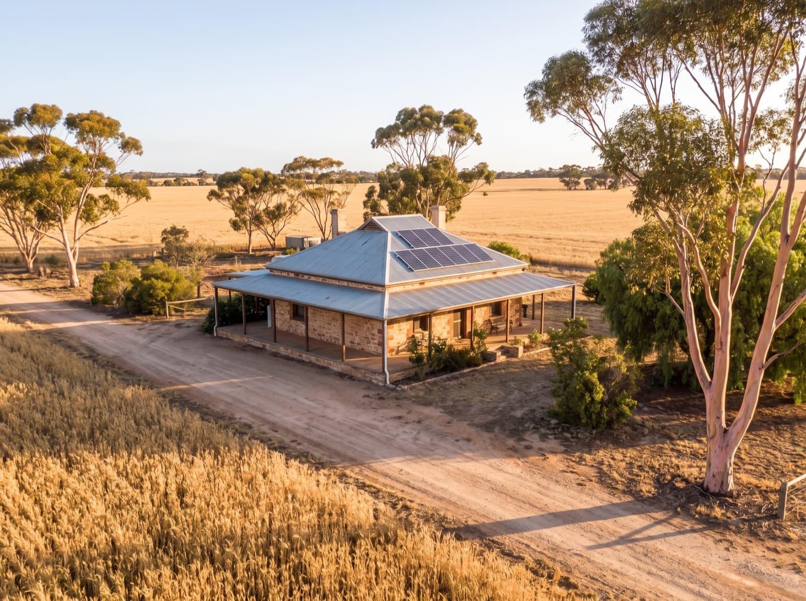 Solar panels in Narrogin