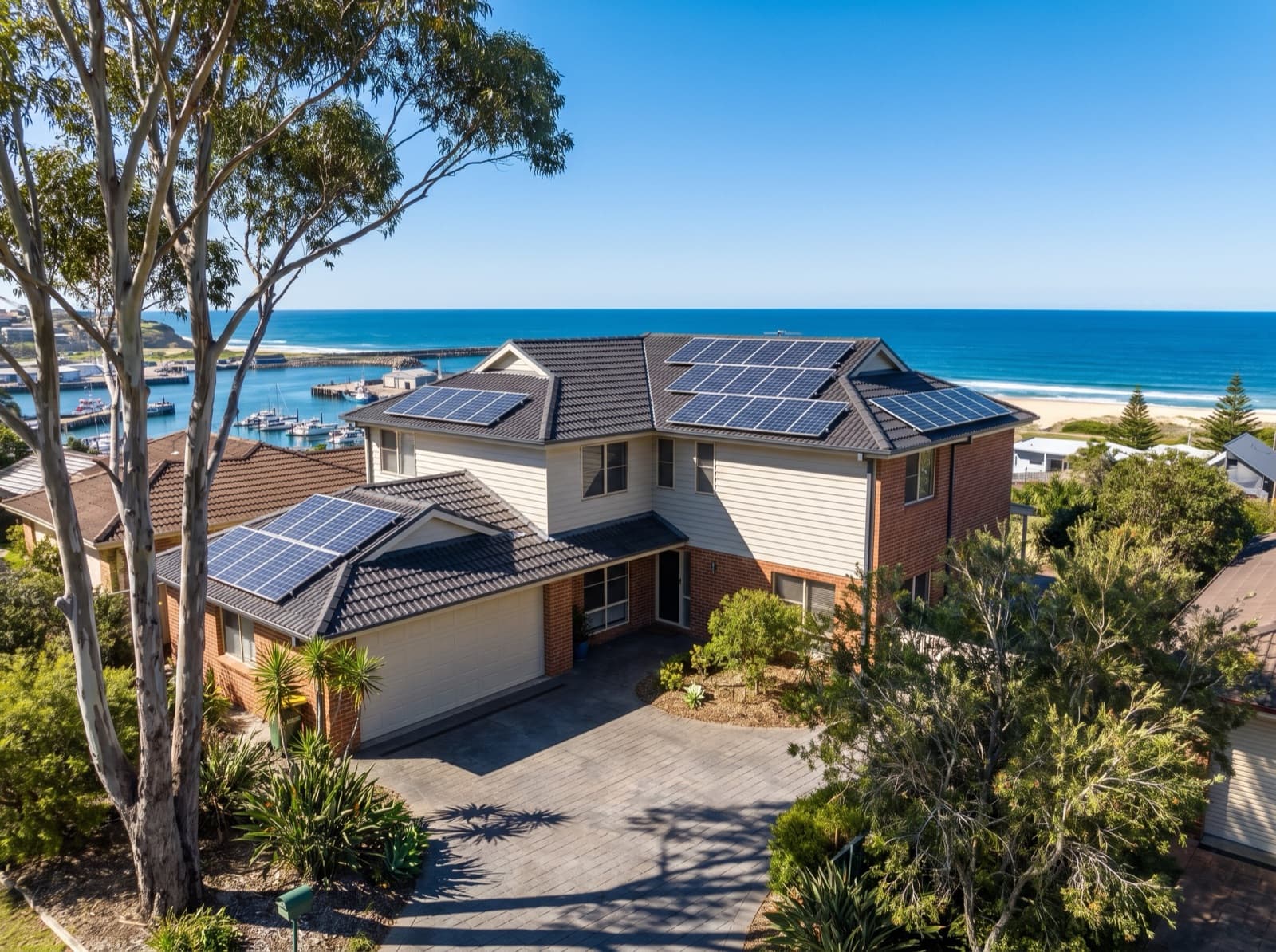 Solar panels in Newcastle