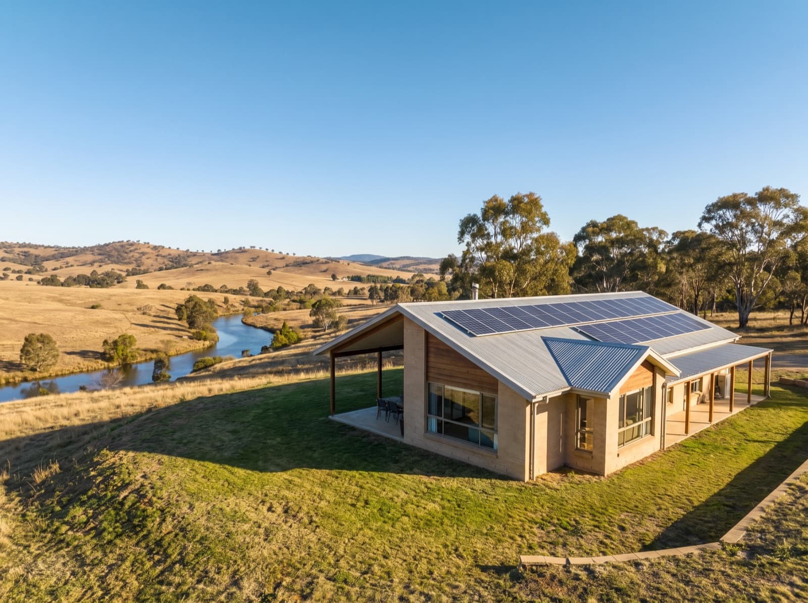Solar panels in Queanbeyan