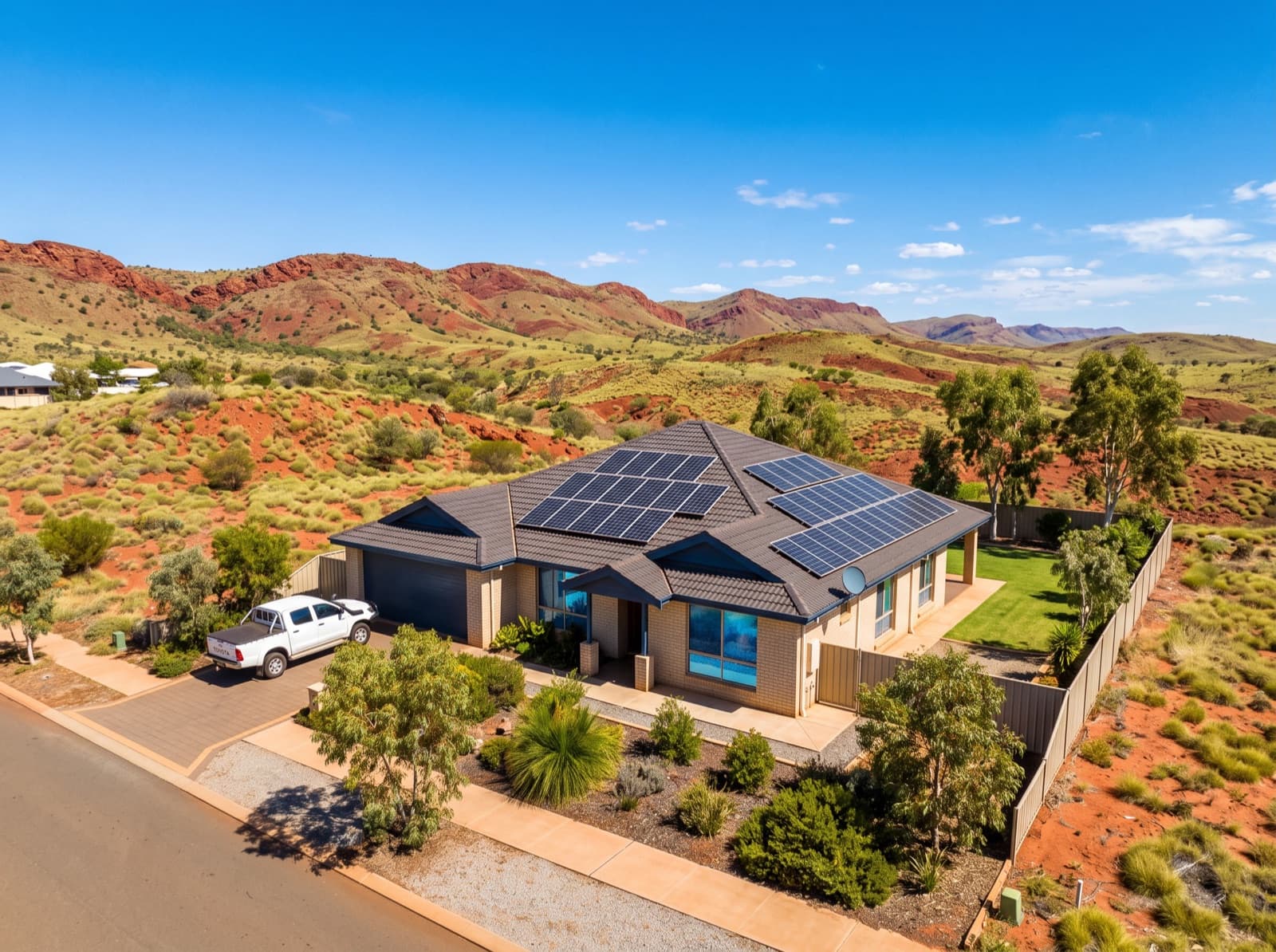 Solar panels in Tom Price