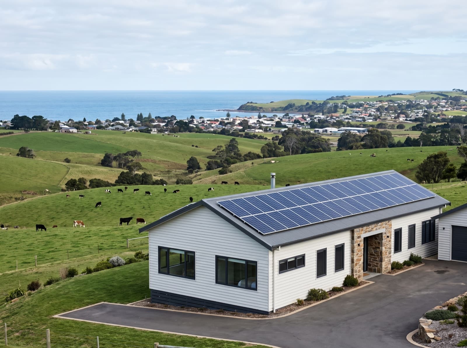 Solar panels in Ulverstone