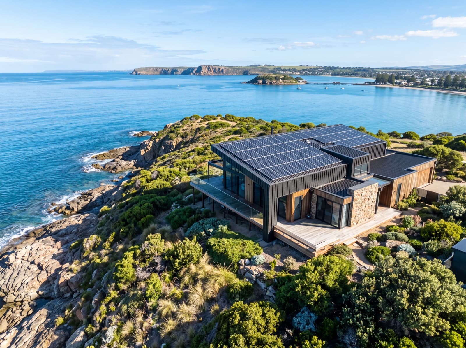 Solar panels in Victor Harbor