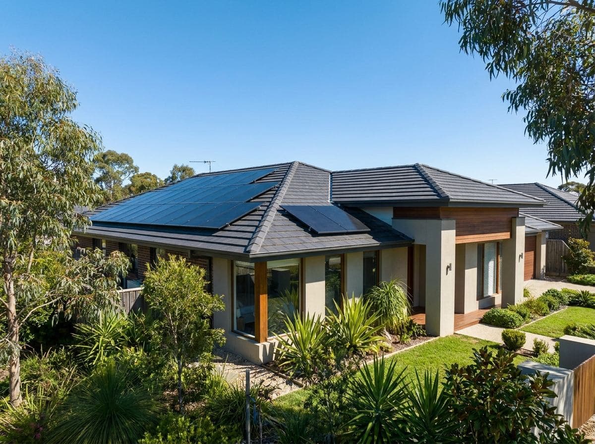 Brand-new solar panel installation on an Australian home in 2026