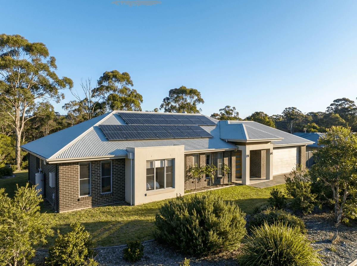 Solar panels in Central Coast