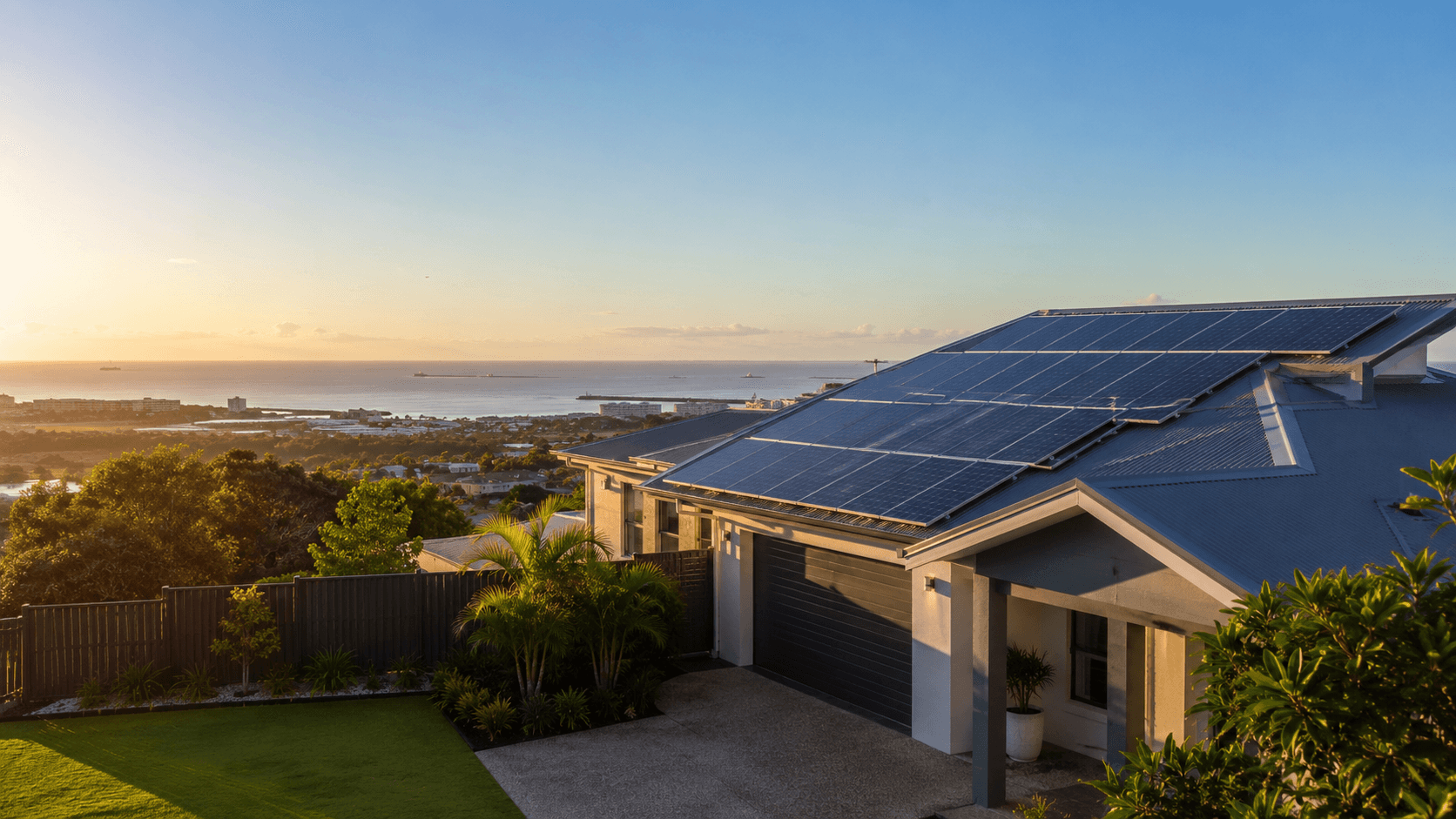 Solar panels in Darwin