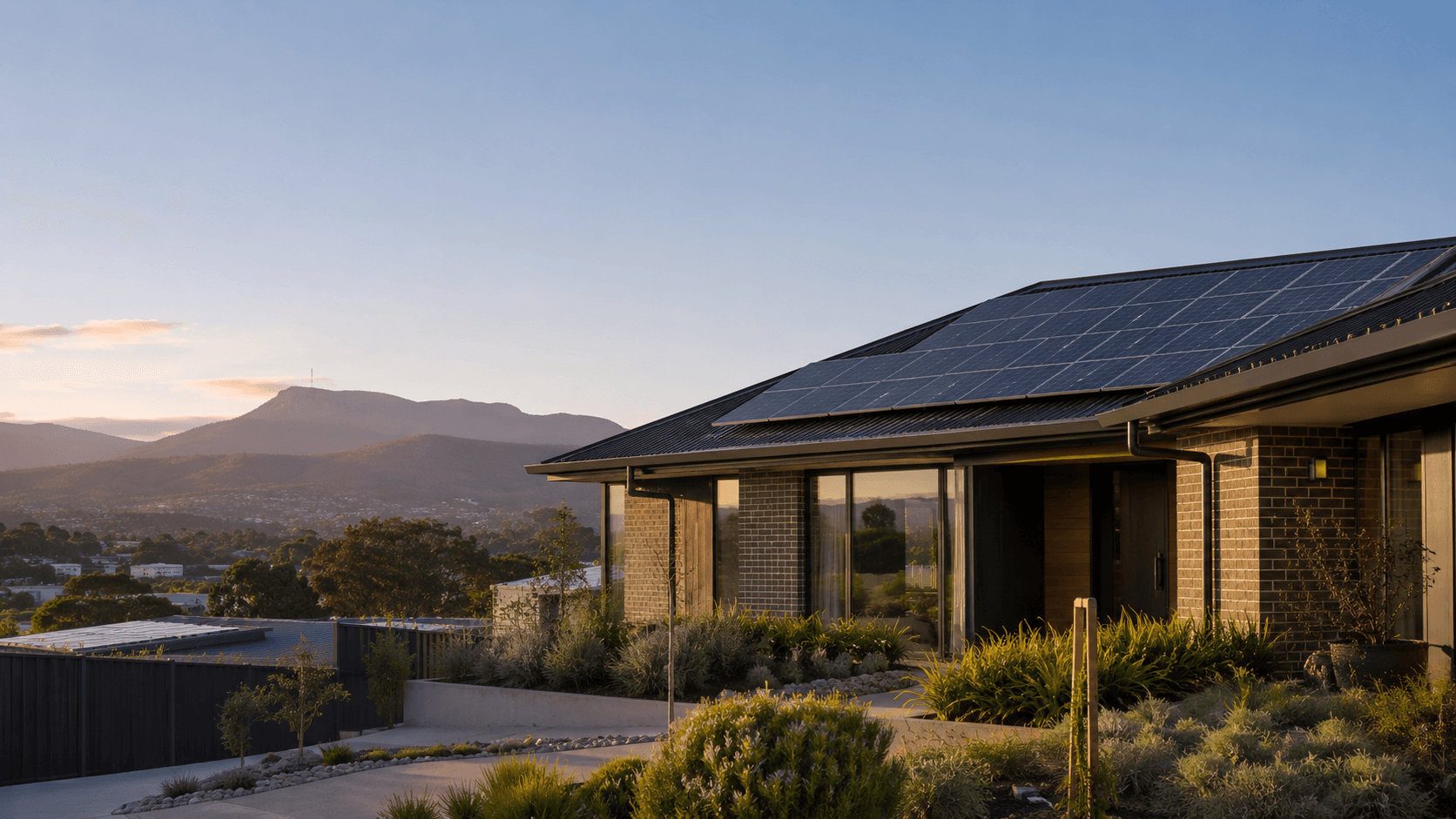 Solar panels in Hobart